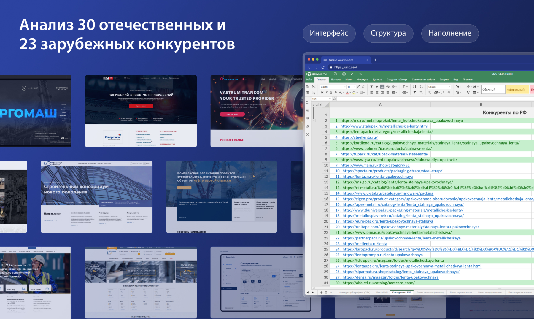Проанализировали рынок и конкурентов 1